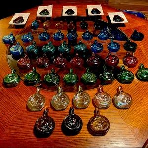 Miniature presidential decanters!